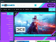 Tablet Screenshot of go2games.com